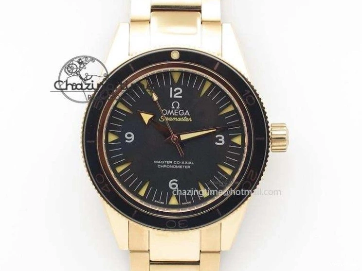 0823 De Ville Hour Vision Co-Axial 41mm SS V6F Best Edition Black Dial On SS Bracelet A BestValue 8277